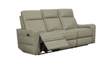 3517 Grey Sofa w/ manual recliners by ESF Furniture at Eve Furniture