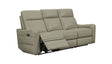 3517 Grey Sofa w/ manual recliners by ESF Furniture at Eve Furniture