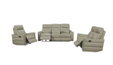 3517 Grey w/ manual recliners Group by ESF Furniture at Eve Furniture