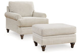 Valerani Sandstone Chair and Ottoman