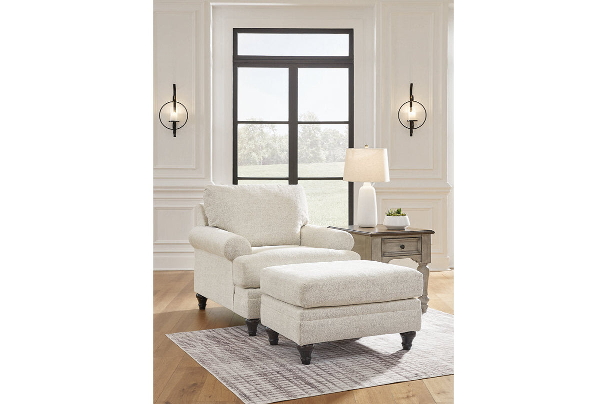 Valerani Sandstone Sofa, Loveseat, Chair and Ottoman