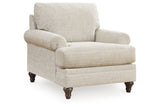 Valerani Sandstone Sofa, Loveseat, Chair and Ottoman