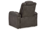 Fyne-Dyme Shadow Power Reclining Sofa, Loveseat and Recliner