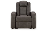 Fyne-Dyme Shadow Power Reclining Sofa, Loveseat and Recliner