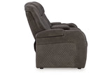 Fyne-Dyme Shadow Power Reclining Sofa, Loveseat and Recliner