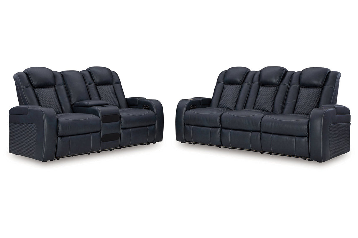 Fyne-Dyme Sapphire Power Reclining Living Room Set