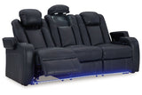 Fyne-Dyme Sapphire Power Reclining Sofa, Loveseat and Recliner