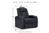 Fyne-Dyme Sapphire Power Reclining Sofa, Loveseat and Recliner