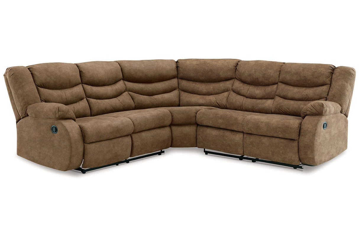 Partymate Brindle 2-Piece Reclining Sectional