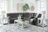 Partymate Slate 2-Piece Reclining Sectional