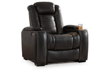 Party Time Midnight Power Reclining Sofa and Recliner