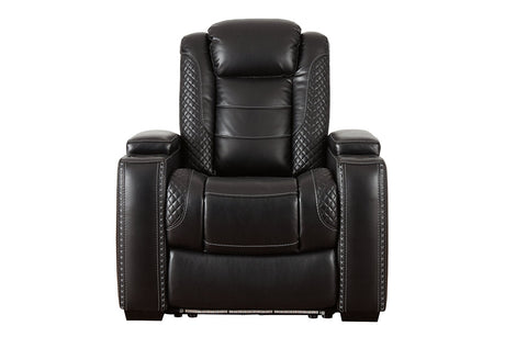 Party Time Midnight Power Recliner