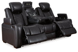 Party Time Midnight Reclining Sofa and Loveseat