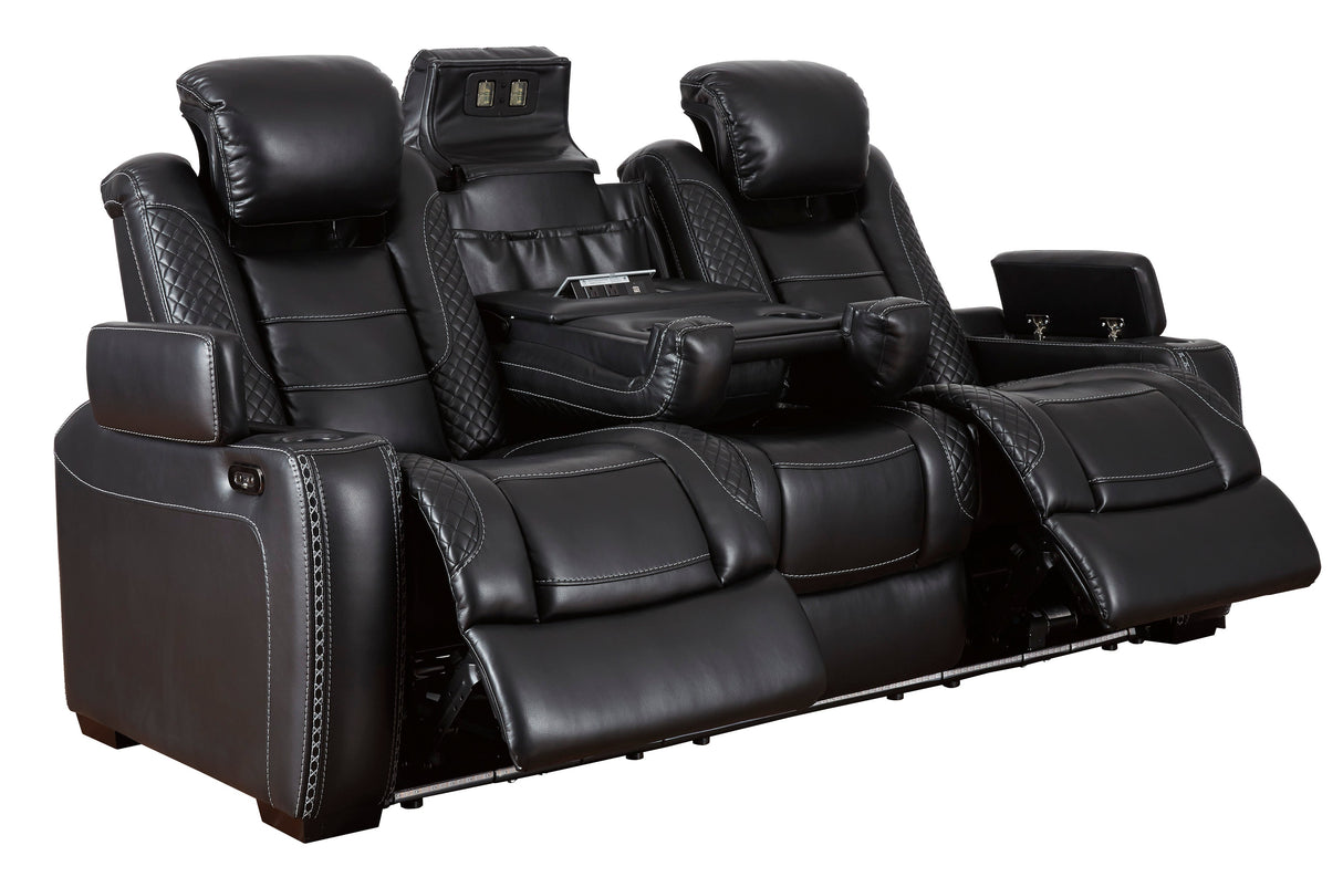 Party Time Midnight Power Reclining Living Room Set