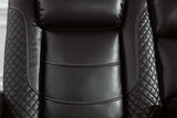 Party Time Midnight Power Reclining Sofa and Recliner