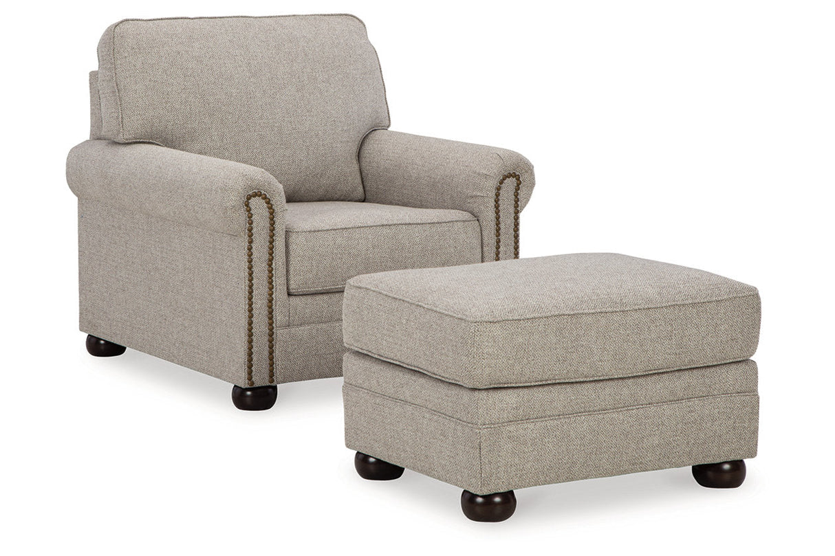 Gaelon Dune Chair and Ottoman