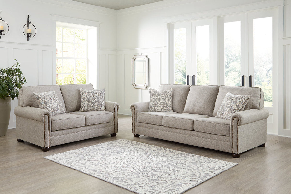 Gaelon Dune Sofa, Loveseat, Chair and Ottoman