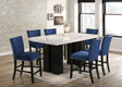 Finley Blue 7-Piece Counter Height Set - Eve Furniture