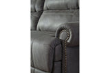 Austere Gray Reclining Sofa