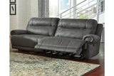 Austere Gray Reclining Sofa