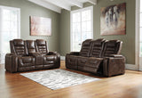 Game Zone Bark Power Reclining Living Room Set