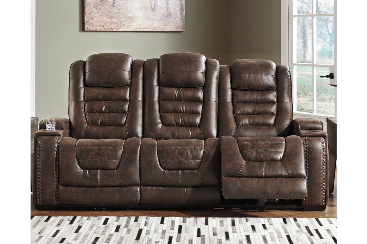 Game Zone Bark Power Reclining Sofa