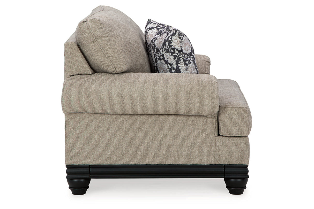 Elbiani Alloy Oversized Chair and Ottoman