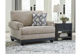 Elbiani Alloy Oversized Chair and Ottoman