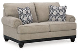 Elbiani Alloy Sofa, Loveseat, Oversized Chair and Ottoman