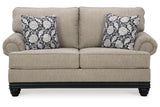 Elbiani Alloy Sofa, Loveseat, Oversized Chair and Ottoman