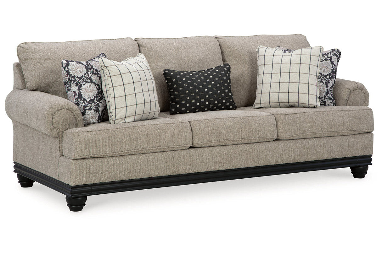 Elbiani Alloy Sofa, Loveseat, Oversized Chair and Ottoman