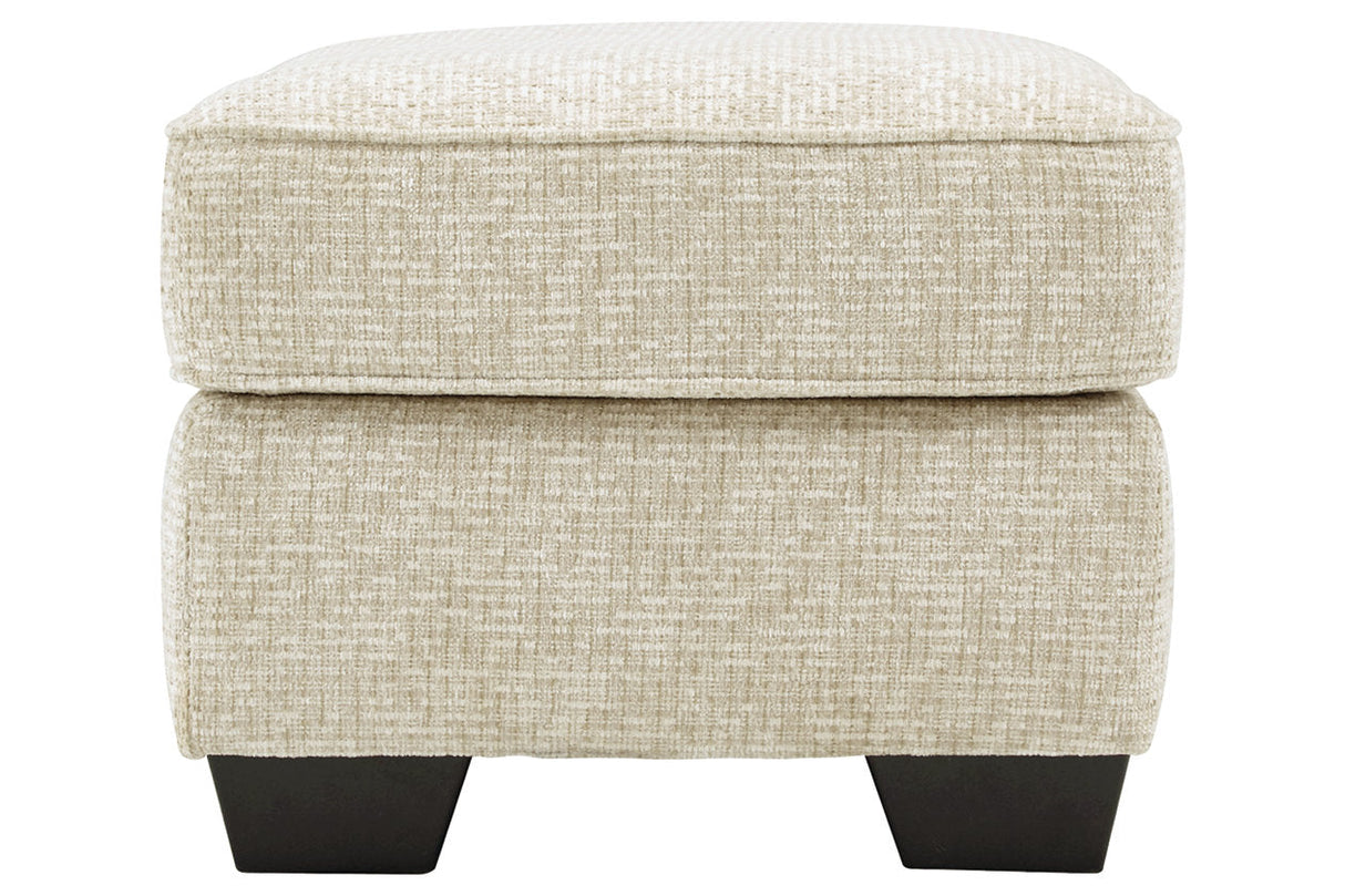 Haisley Ivory Ottoman