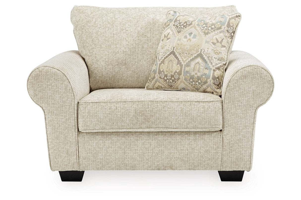 Haisley Ivory Sofa and Chair