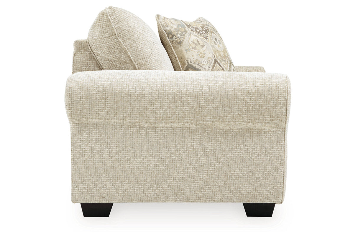 Haisley Ivory Sofa and Chair