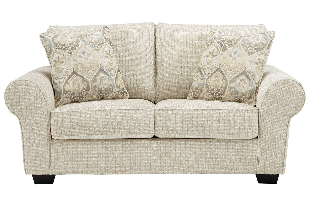 Haisley Ivory Loveseat