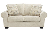 Haisley Ivory Loveseat