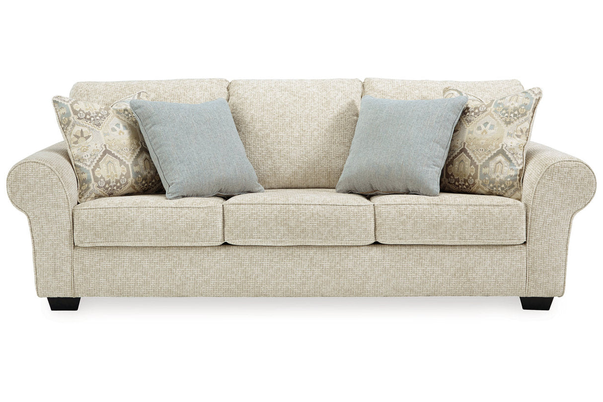 Haisley Ivory Sofa and Chair