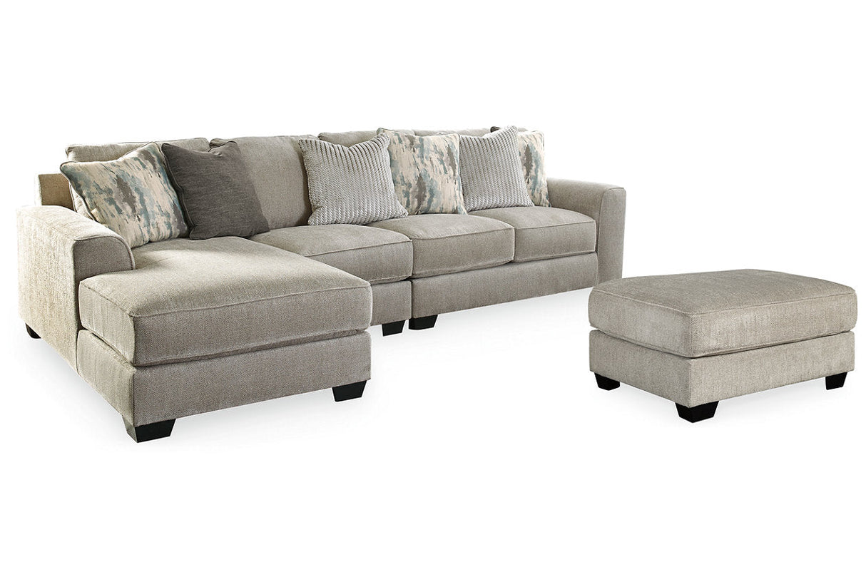 Ardsley  3-Piece Sectional and Ottoman