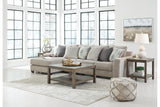 Ardsley Pewter 3-Piece Sectional with Chaise