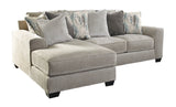 Ardsley Pewter 2-Piece LAF Chaise Sectional