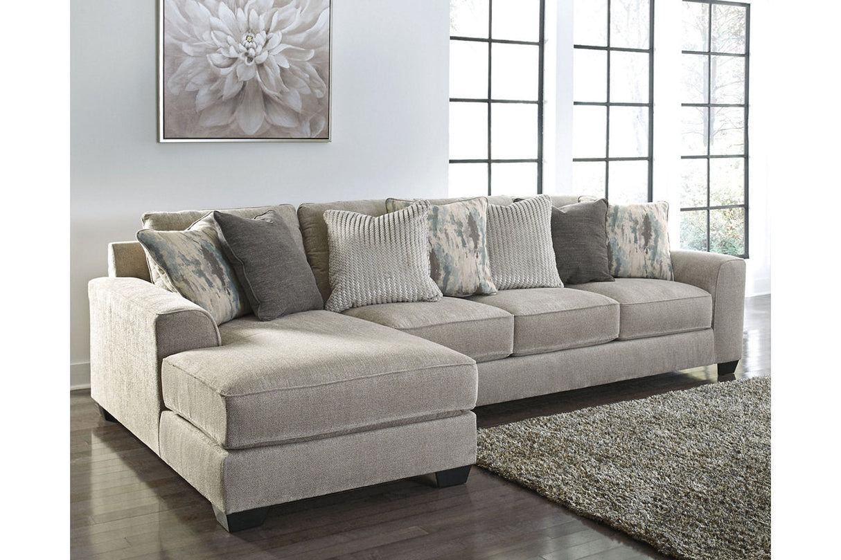 Ardsley Pewter 2-Piece Sectional with Chaise