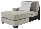 Ardsley Pewter 2-Piece LAF Chaise Sectional