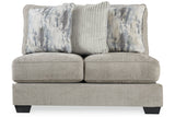 Ardsley Pewter 4-Piece Sectional with Chaise