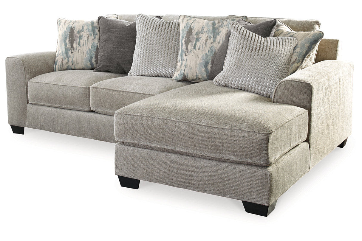 Ardsley Pewter 2-Piece Sectional with Chaise