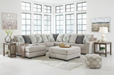 Ardsley Pewter 5-Piece LAF Chaise Sectional