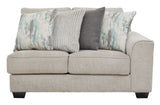 Ardsley Pewter 2-Piece LAF Chaise Sectional