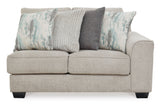 Ardsley Pewter 3-Piece Symmetrical Sectional