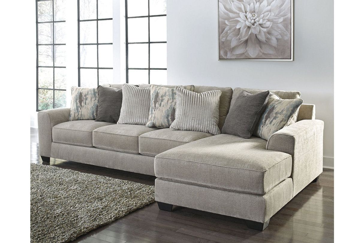 Ardsley Pewter 2-Piece Sectional with Chaise