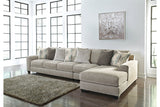 Ardsley Pewter 3-Piece Sectional with Chaise