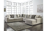 Ardsley Pewter 4-Piece Sectional with Chaise